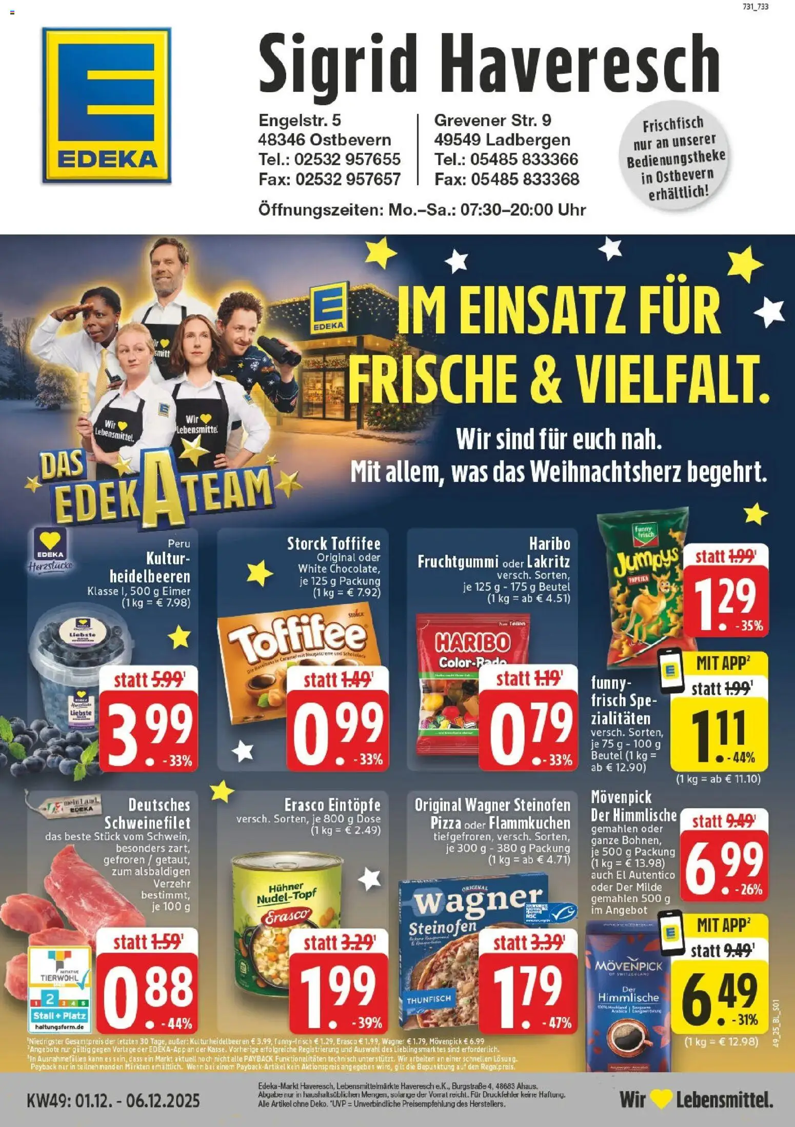 Vorschau von dem Prospekt des Geschäftes Edeka, gültig ab dem 30.11.2025