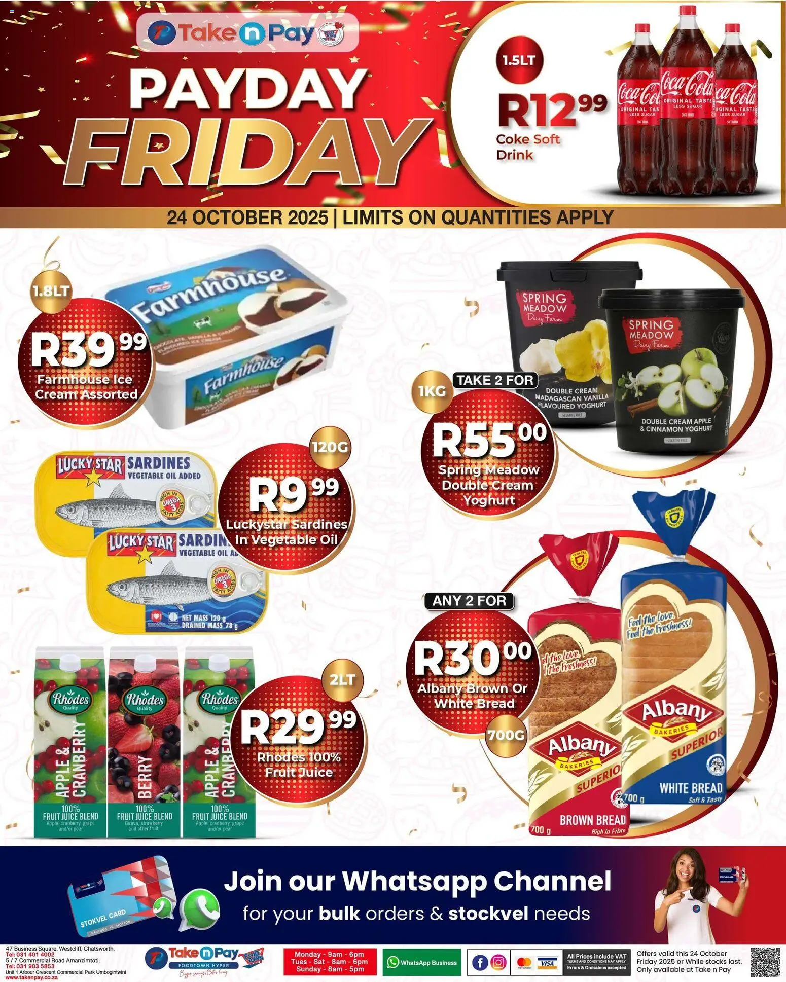 Take n Pay Payday Friday from 24/10 - 24/10/2025 > Promotions