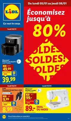 Prévisualisation de Catalogue les bonnes affaires de la semaine du magasin LIDL formulaire valide 05/01/2026