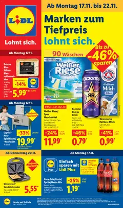 Vorschau von dem Prospekt des Geschäftes Lidl, gültig ab dem 17.11.2025