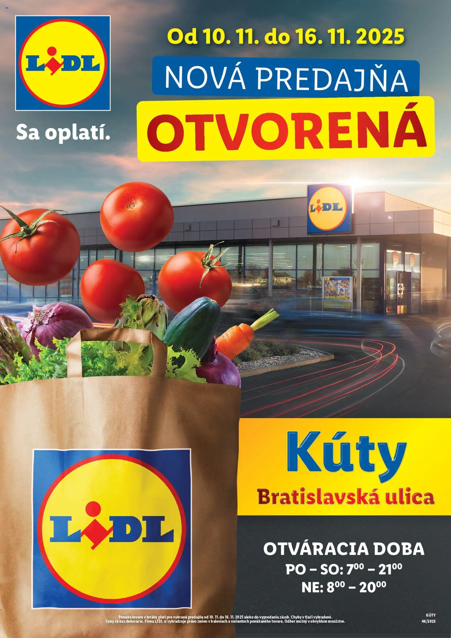 Náhľad Lidl letáku platného od 10.11.2025