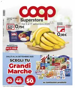 Anteprima dell'opuscolo Volantino Superstore - Oleggio dal negozio COOP valido da 04/09/2025