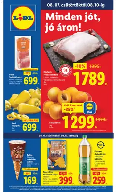 Lidl - Akciós újság Lidl megtekintése, amely érvényes 2025.08.07.-től