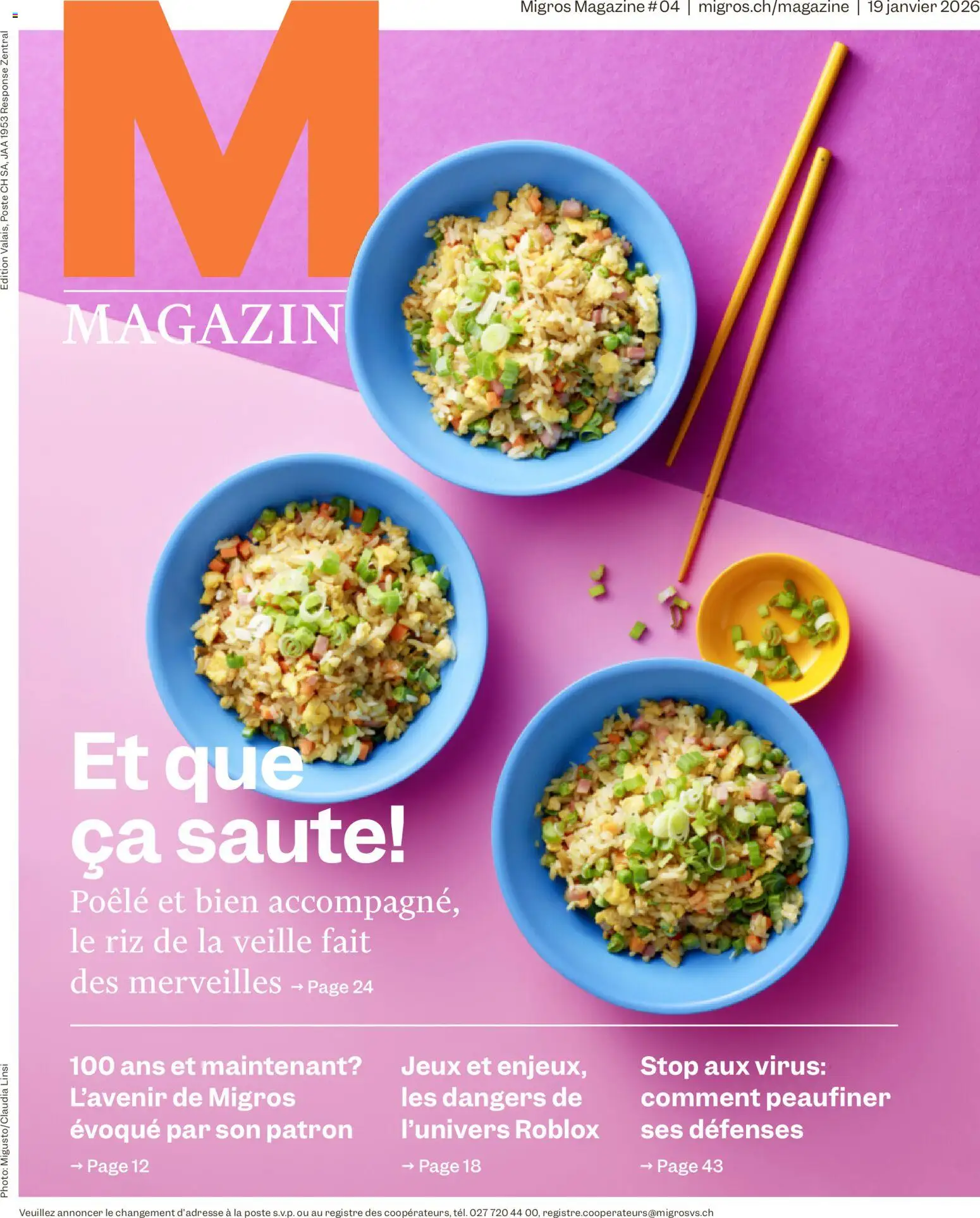 Vorschau des Merkblatts Magazin FR vom Shop Migros gültig von 19.01.2026 bis 25.01.2026