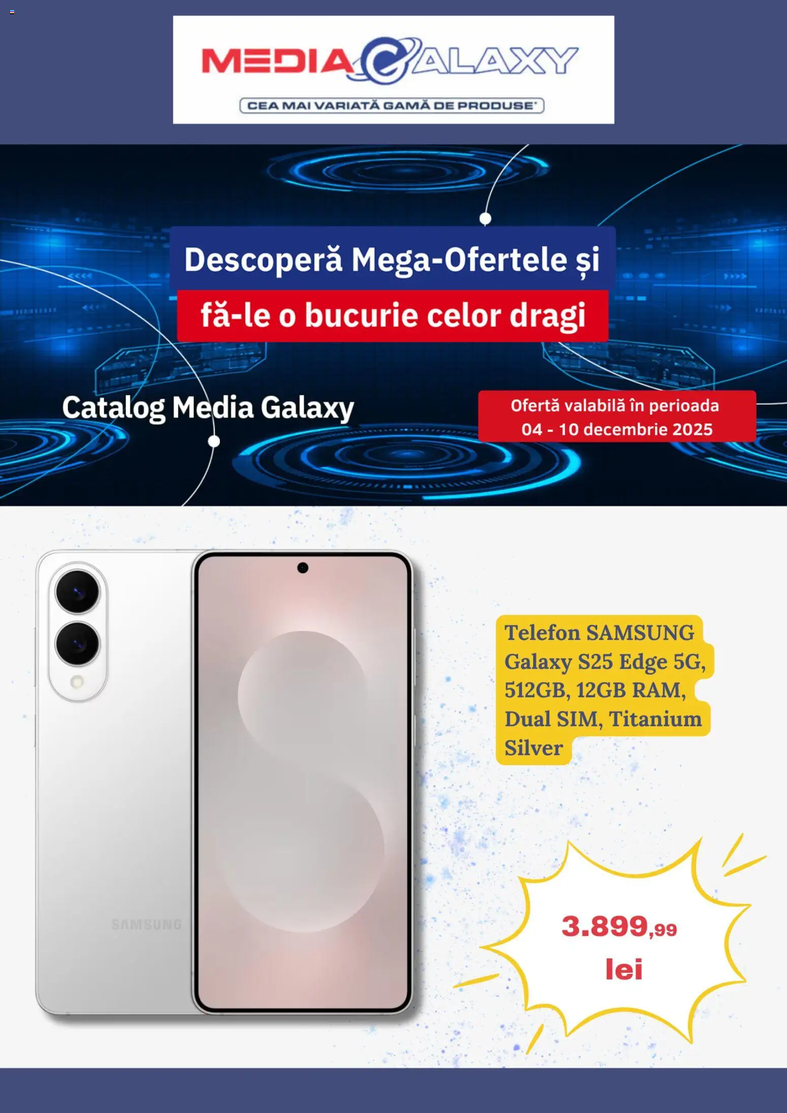 Previzualizarea de cataloage: Media Galaxy Catalog nou valabil de la 04.12.2025