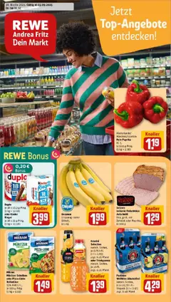 Vorschau von dem Prospekt des Geschäftes Rewe, gültig ab dem 14.09.2025