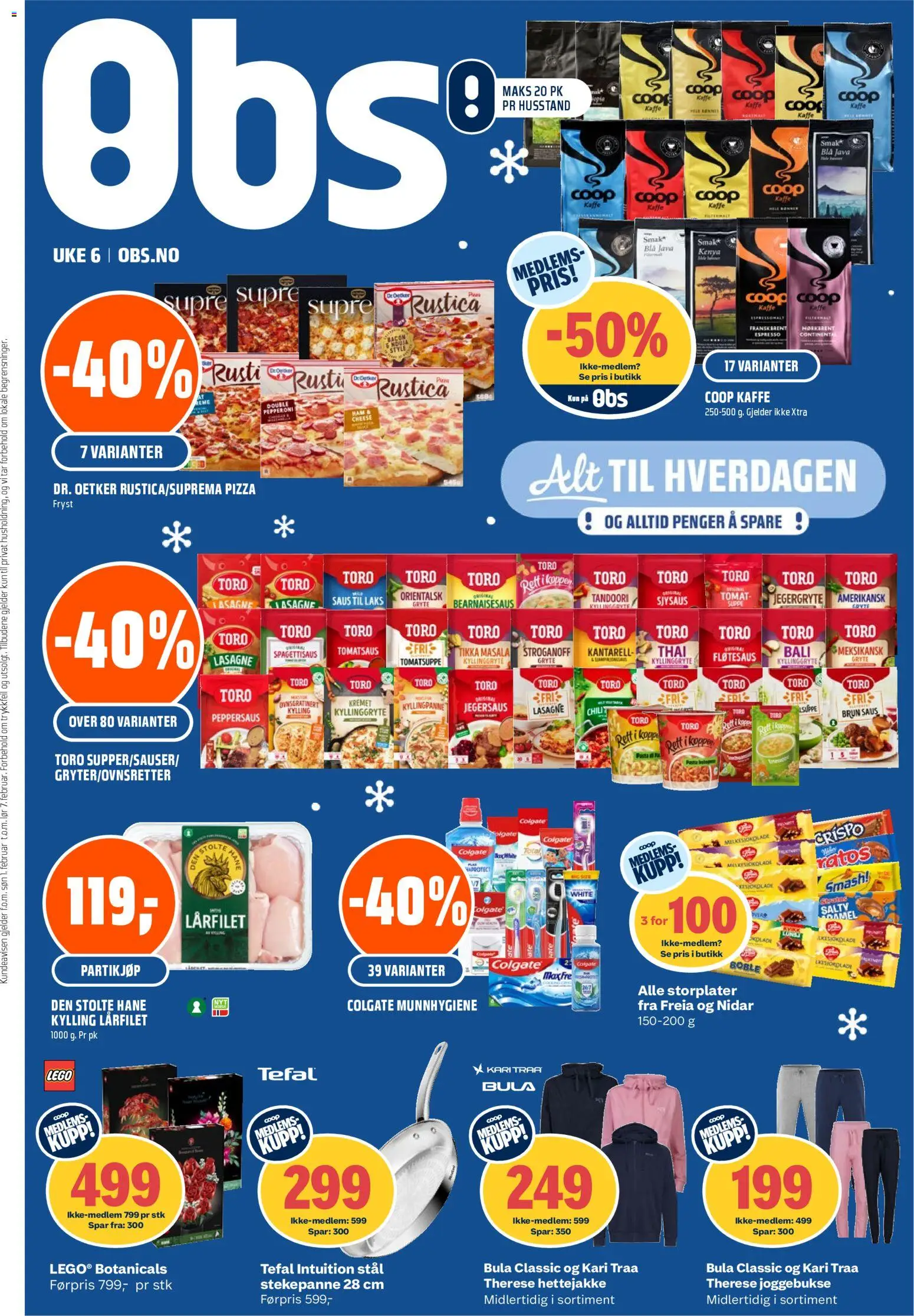 Forhåndsvis Kundeavis fra butikk Coop Obs gyldig fra 01/02/2026