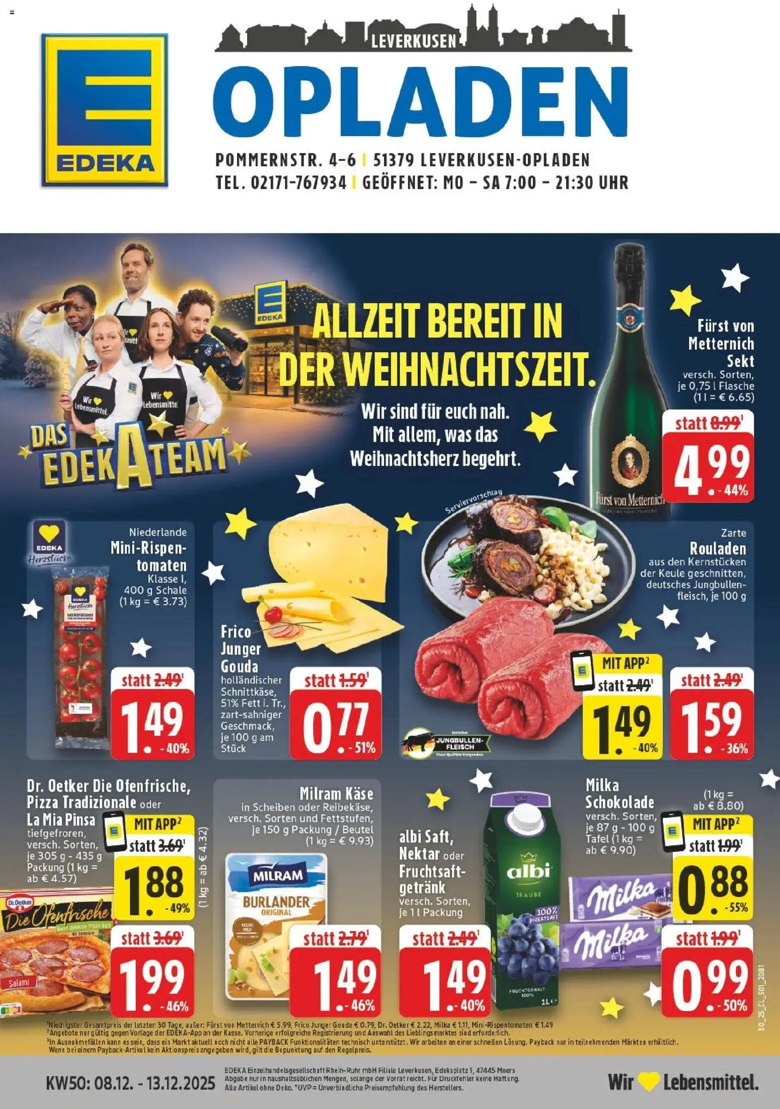Vorschau von dem Prospekt des Geschäftes Edeka, gültig ab dem 07.12.2025