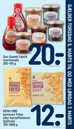 Eksempel på tilbudsavis Rema 1000 - Uge 10 Indstik fra butik Rema 1000 gyldig fra 05/03/2026