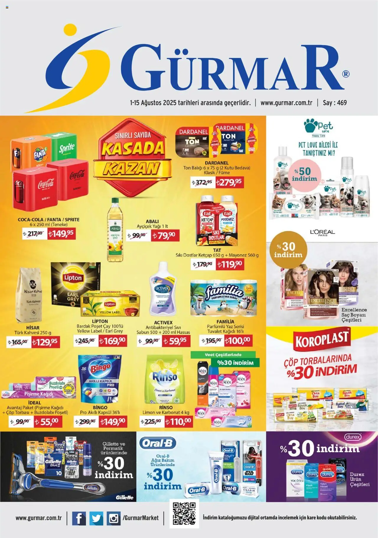 Gürmar Katalog (01 - 15 Ağustos 2025) - Sayfa numarası 1