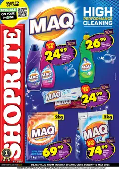 Preview of Shoprite flyer valid from 20/04/2026