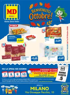 Anteprima dell'opuscolo Volantino Udine dal negozio MD Discount valido da 07/10/2025