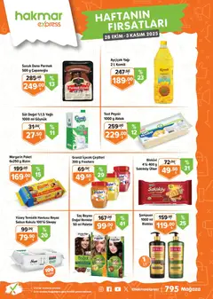 Hakmar Express Katalog 28.10.2025 - Broşürünün önizlemesi