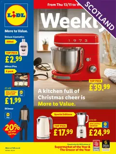 Preview of Lidl Lidl Weekly Scotland valid from 13/11/2025