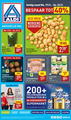 Voorbeeld van Folder week 47 van winkel Aldi geldig vanaf 17-11-2025