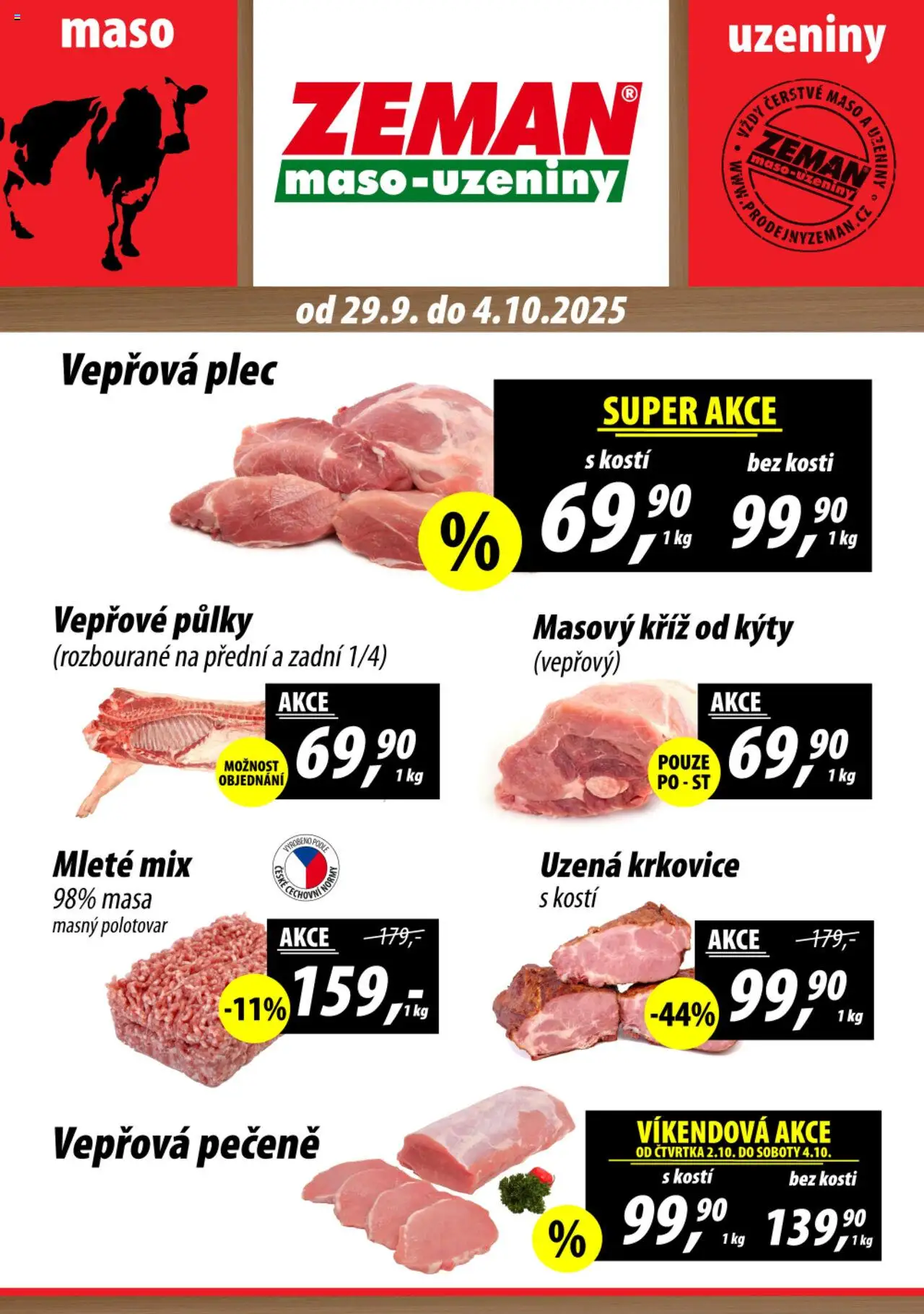  Prodejny Zeman Leták (29.09.2025 - 04.10.2025)