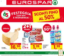 Anteprima dell'opuscolo Attuale volantino dal negozio Eurospar valido da 04/09/2025