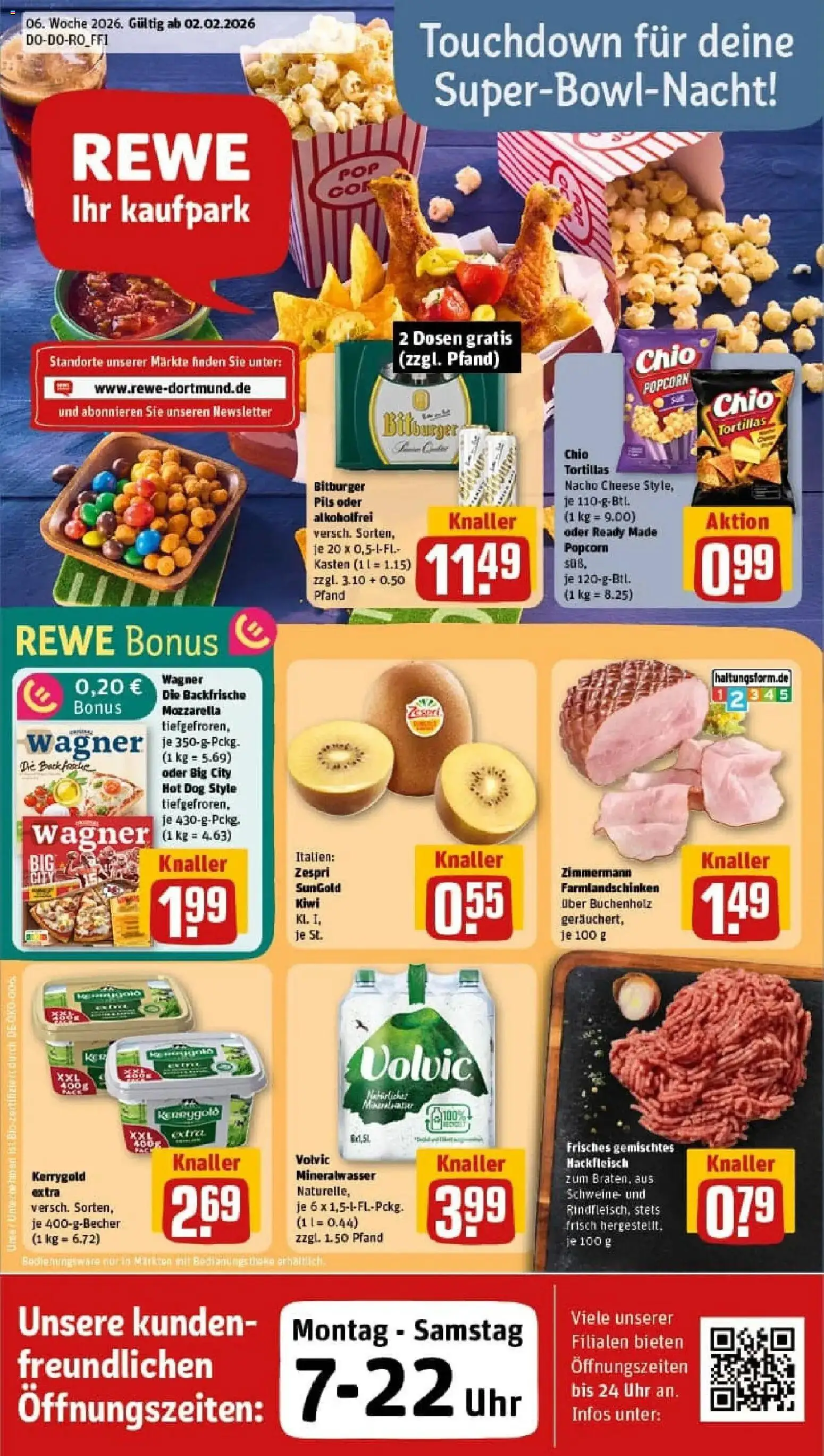 Vorschau von dem Prospekt des Geschäftes Rewe, gültig ab dem 02.02.2026