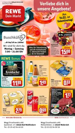Vorschau von dem Prospekt des Geschäftes Rewe, gültig ab dem 09.02.2026
