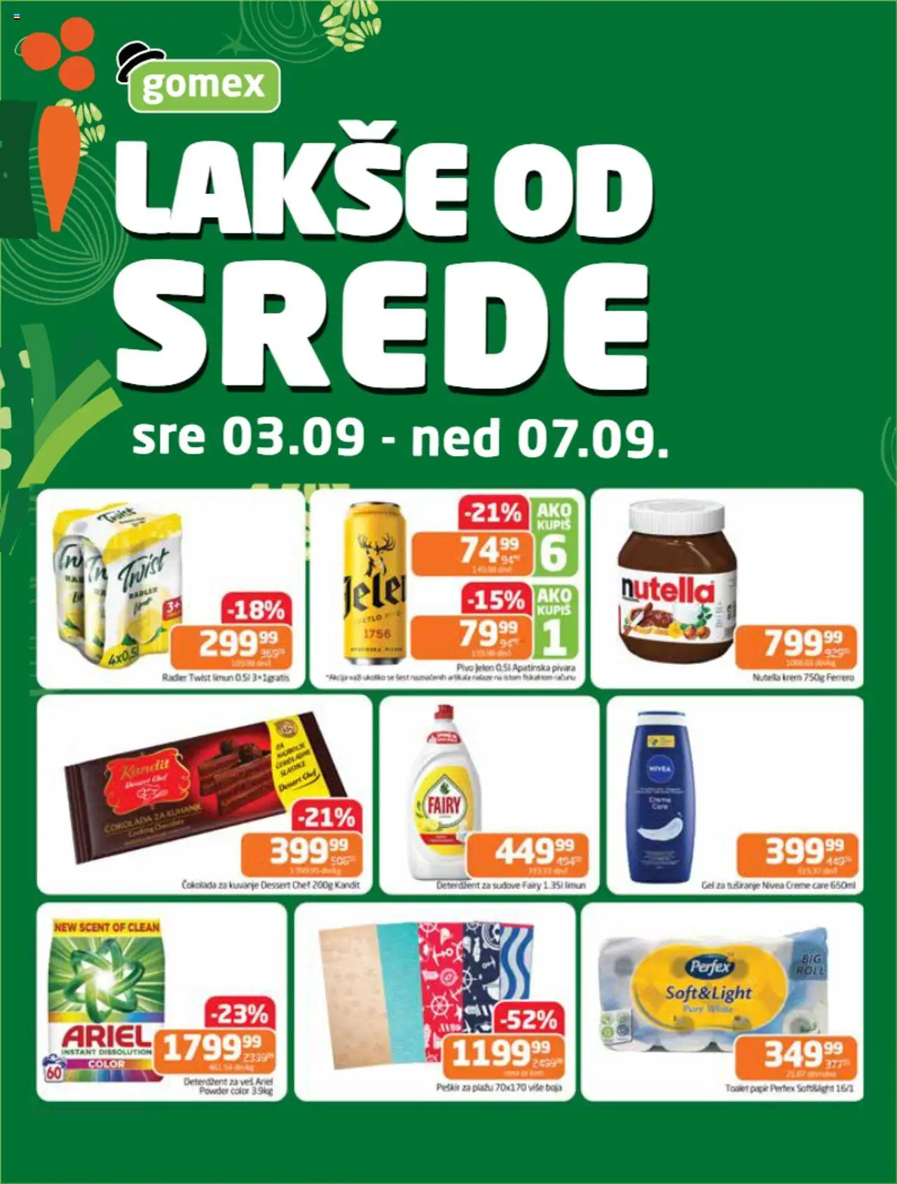 Gomex katalog važi od 03.09.2025 - stranica 1