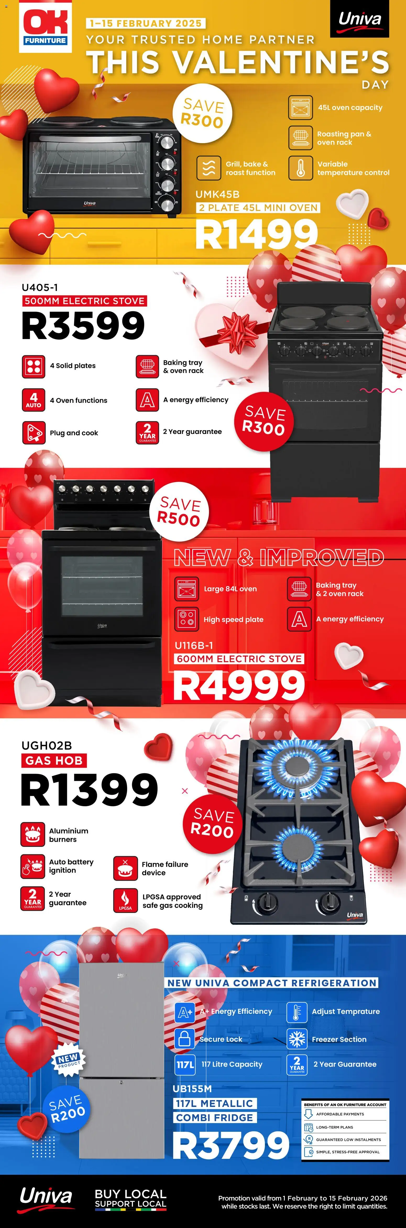 Preview of OK Furniture flyer valid from 01/02/2026
