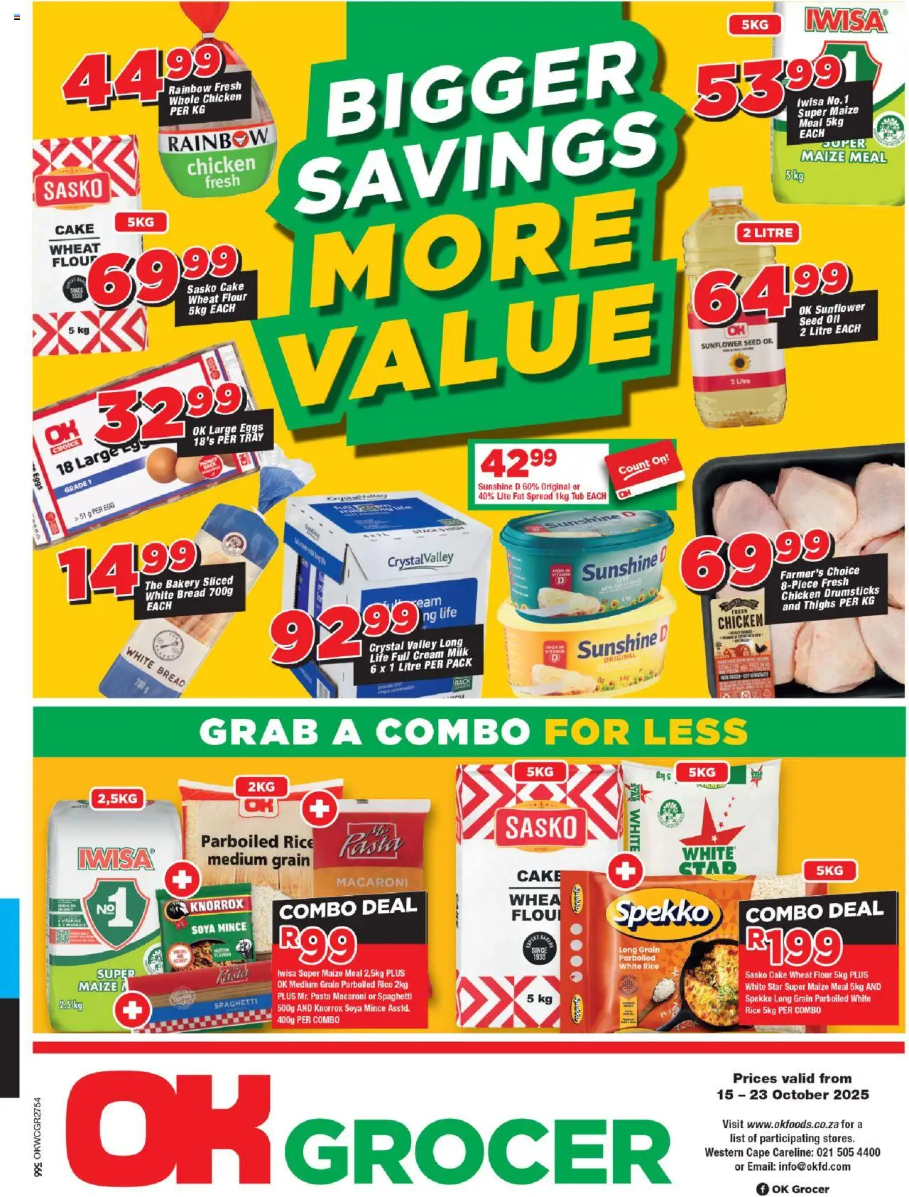 OK Foods Western Cape - OK Grocer from 15/10 - 23/10/2025 > Promotions