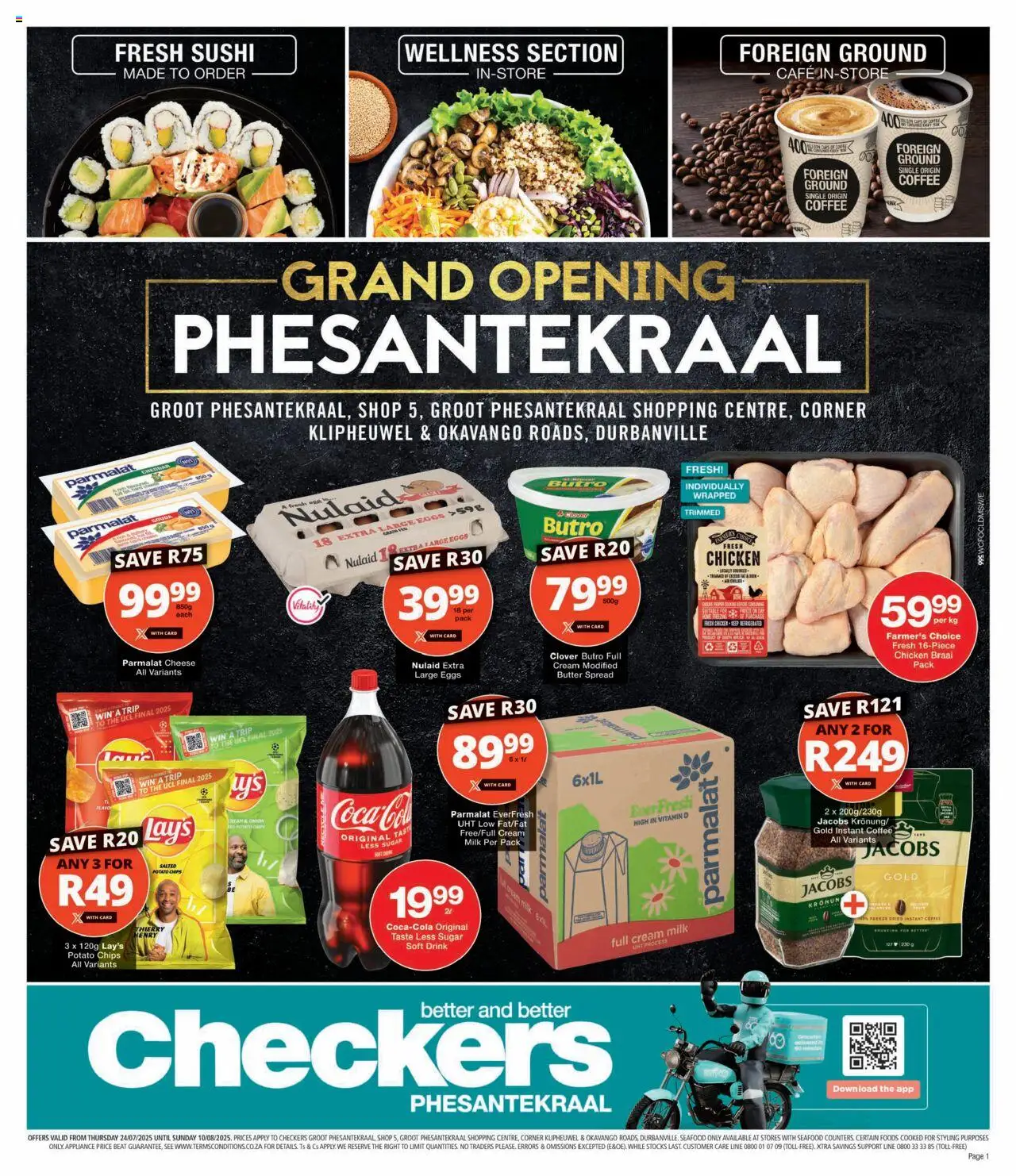 Checkers Western Cape - Phesantekraal Store Opening 24/07 - 10/08/2025 >> Catalogue