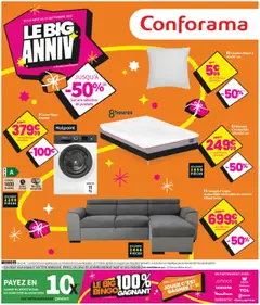 Prévisualisation de Catalogue du magasin Conforama formulaire valide 26/08/2025