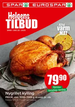 Forhåndsvis Helgens Tilbud fra butikk Spar gyldig fra 14/08/2025
