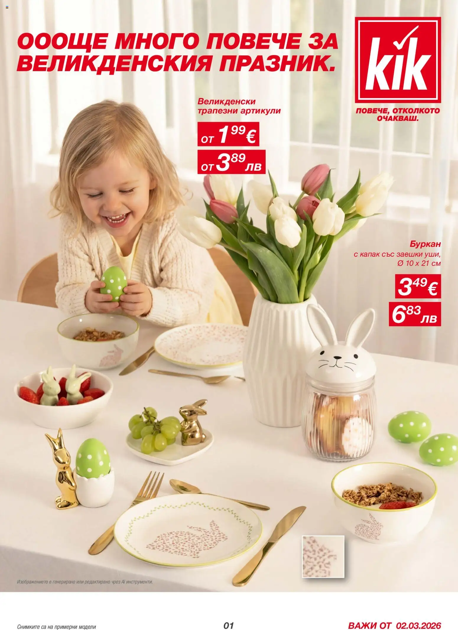 Преглед на Kik брошура от магазин Kik - Офертата е валидна от 02.03.2026