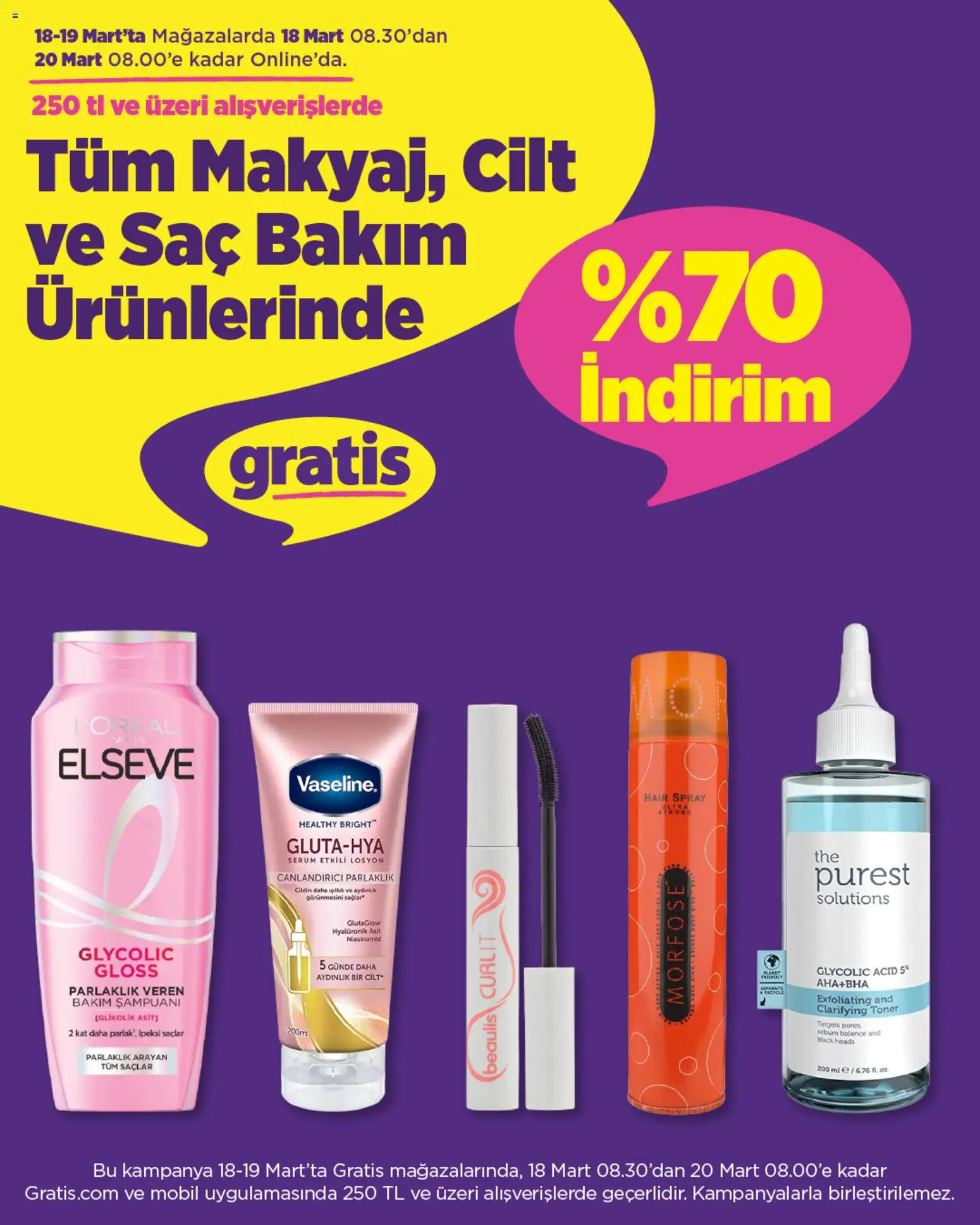 Gratis Gratis İndirim 18.03.2026 - Broşürünün önizlemesi