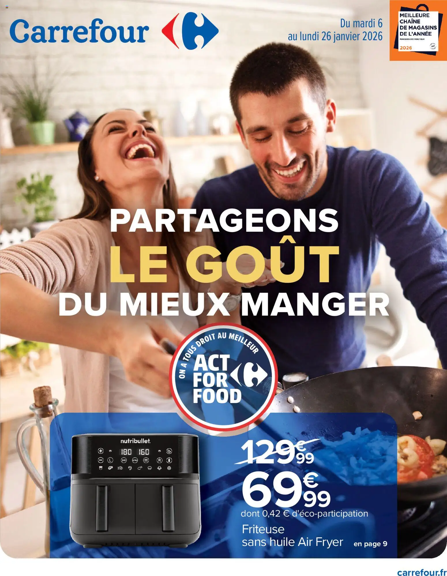 Prévisualisation de Partageons le goût du mieux manger du magasin Carrefour formulaire valide 06/01/2026
