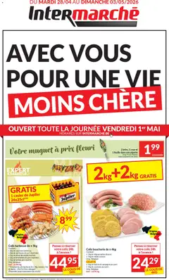 Prévisualisation de Intermarché Folder de la semaine 18 du magasin Intermarché formulaire valide 28/04/2026