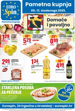 Pregled letka Katalog trgovine Eurospin vrijedi od 05.11.2025