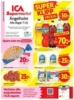 Förhandsgranska reklamblad Ängelholm från butik ICA Supermarket gäller från 11/08/2025