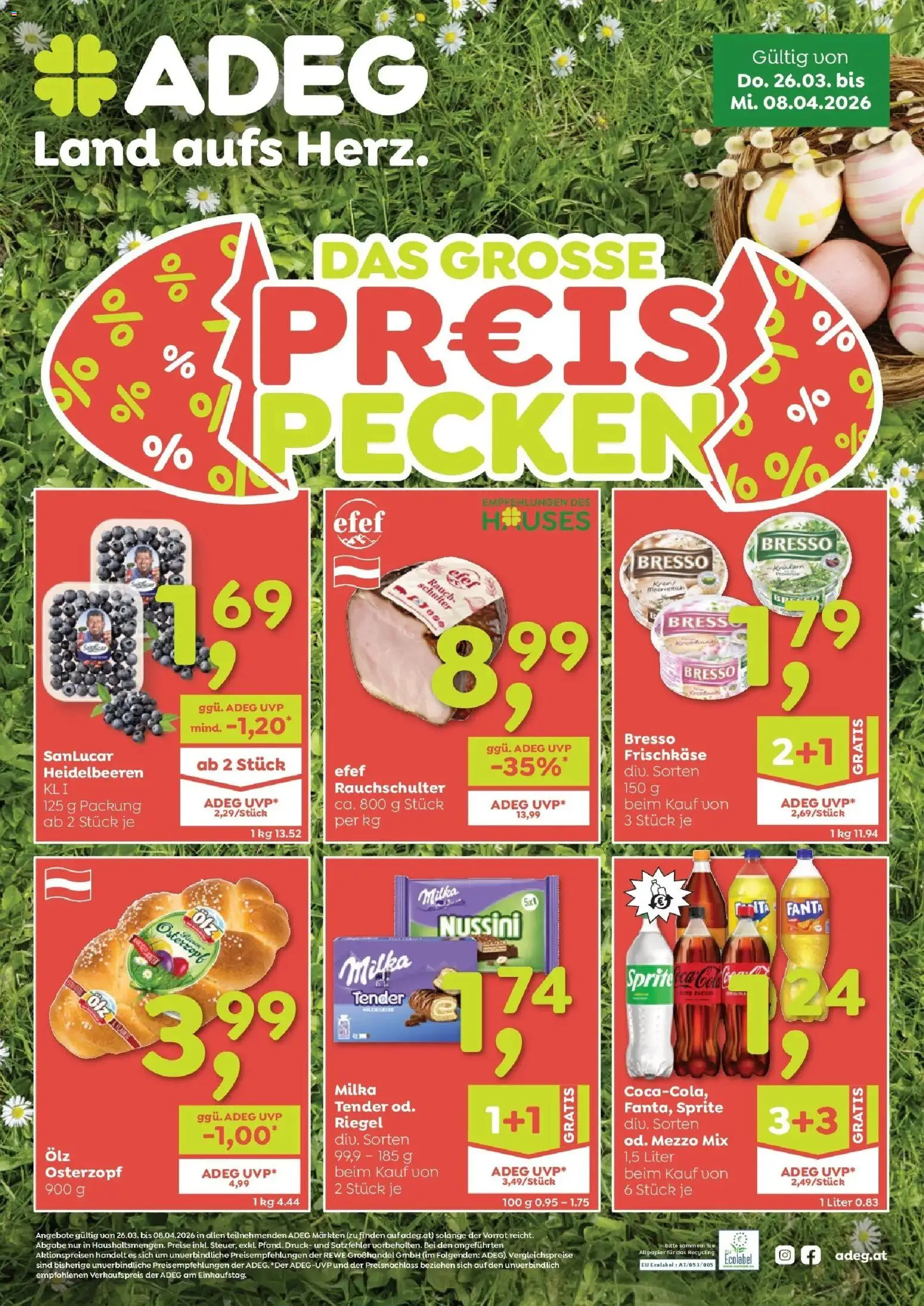 Vorschau der Angebote: ADEG ADEG Hermagor, Ebenthal, Berg Im Drautal gültig ab 26.03.2026