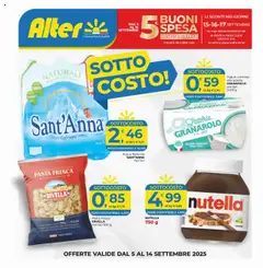 Anteprima dell'opuscolo Volantino Sottocosto dal negozio Alter Discount valido da 05/09/2025