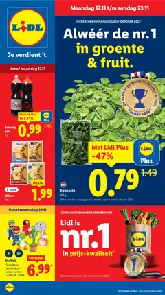 Voorbeeld van Folder week 47 van winkel Lidl geldig vanaf 17-11-2025
