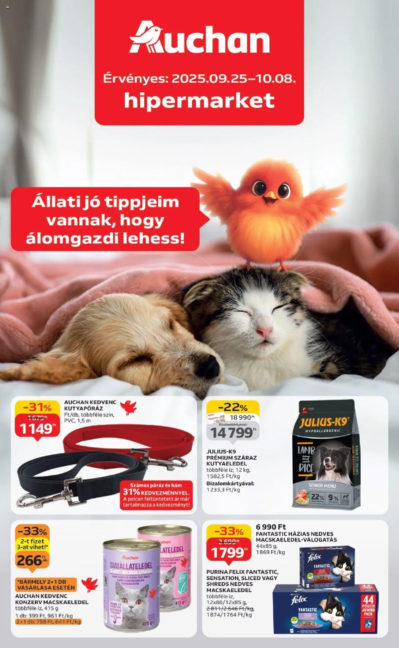Auchan aktuális szórólap, érvényes 2025.09.25.-től - 1 oldal