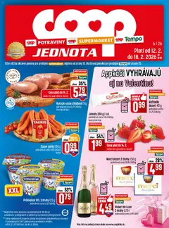 Náhľad COOP Jednota letáku platného od 12.02.2026