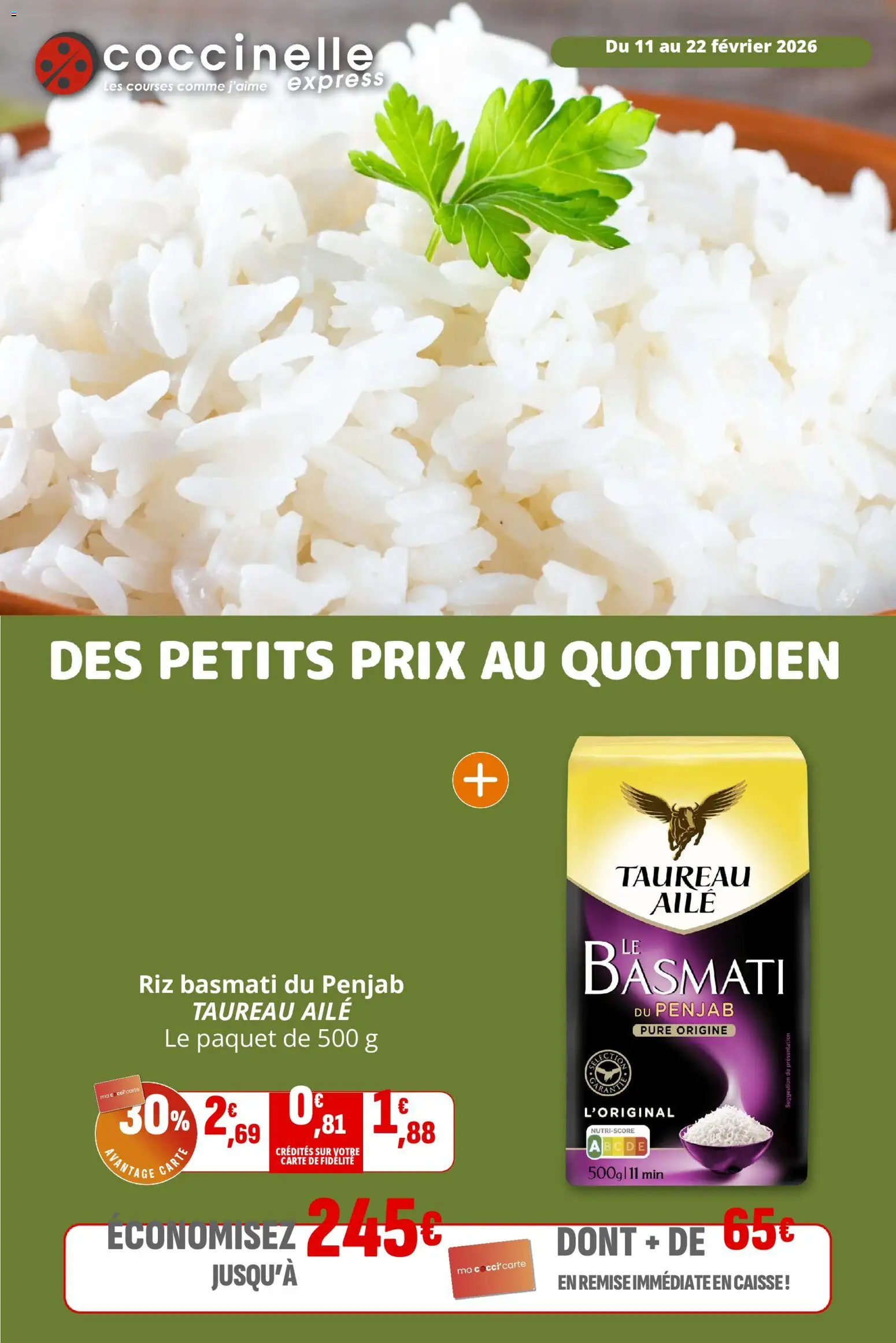 Prévisualisation de Express du magasin Coccinelle formulaire valide 11/02/2026