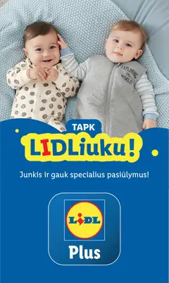 LIDL parduotuvės leidinio Leidinys - Tapk lidliuku galiojančio nuo 2026.02.20 peržiūra