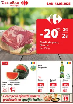 Previzualizarea de cataloage: Carrefour Catalog - Market valabil de la 06.08.2025