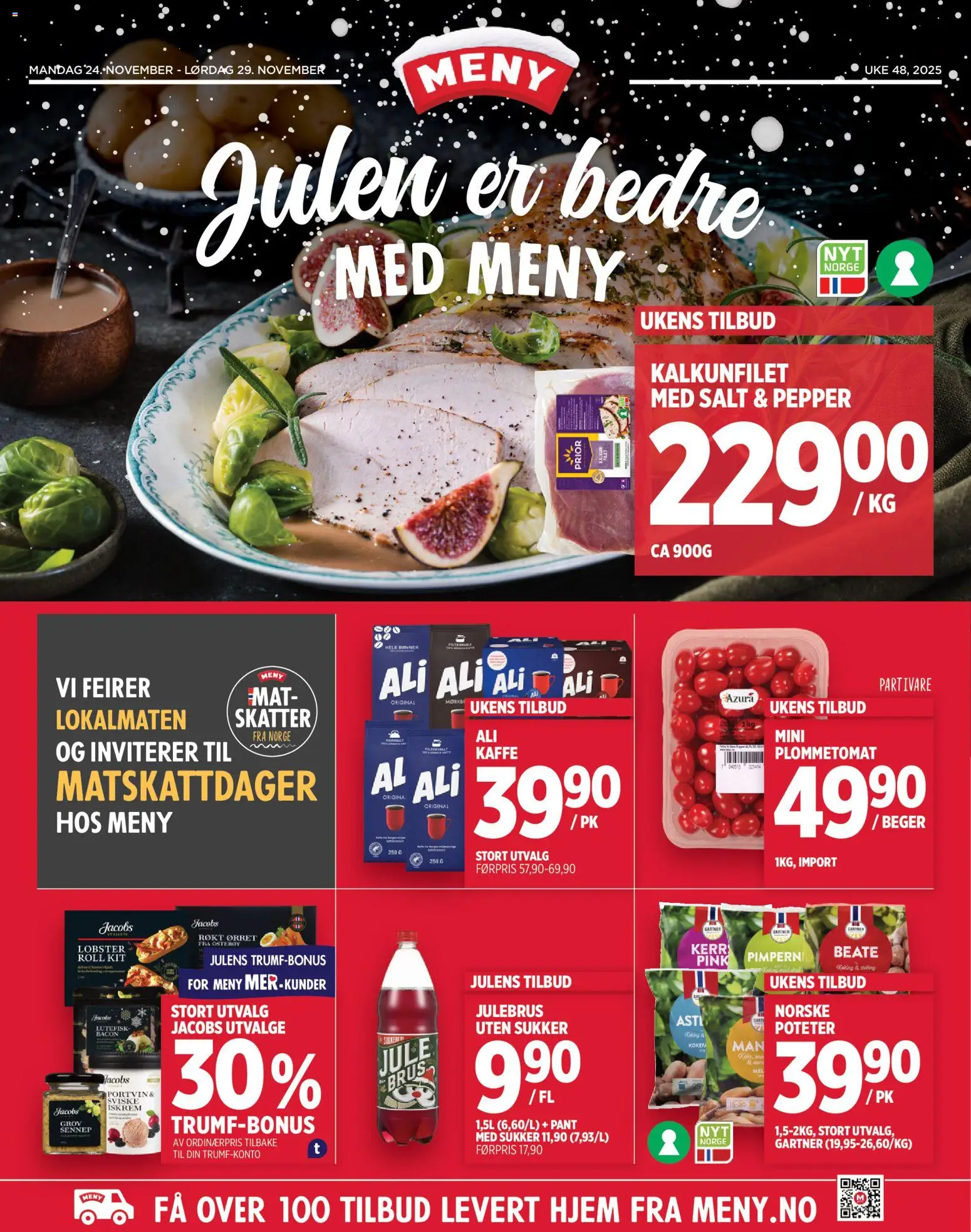 Forhåndsvis Kundeavis fra butikk Meny gyldig fra 24/11/2025