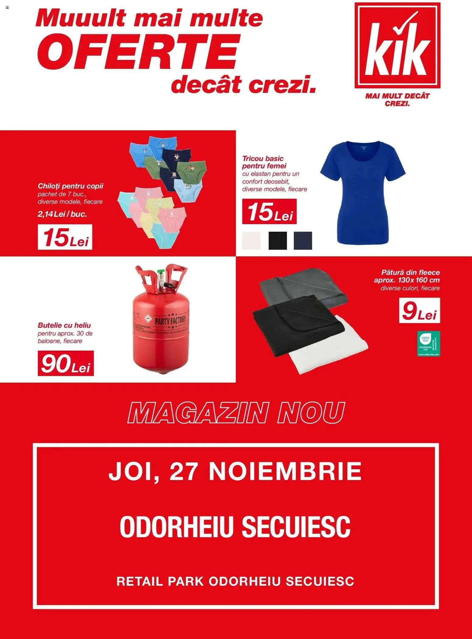 Previzualizarea de cataloage: Kik Odorheiu Secuiesc valabil de la 24.11.2025