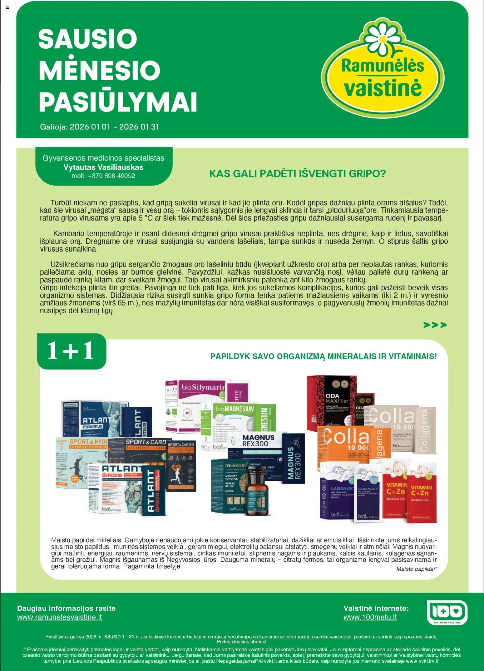 Ramunélés parduotuvės leidinio Leidinys galiojančio nuo 2026.01.01 peržiūra