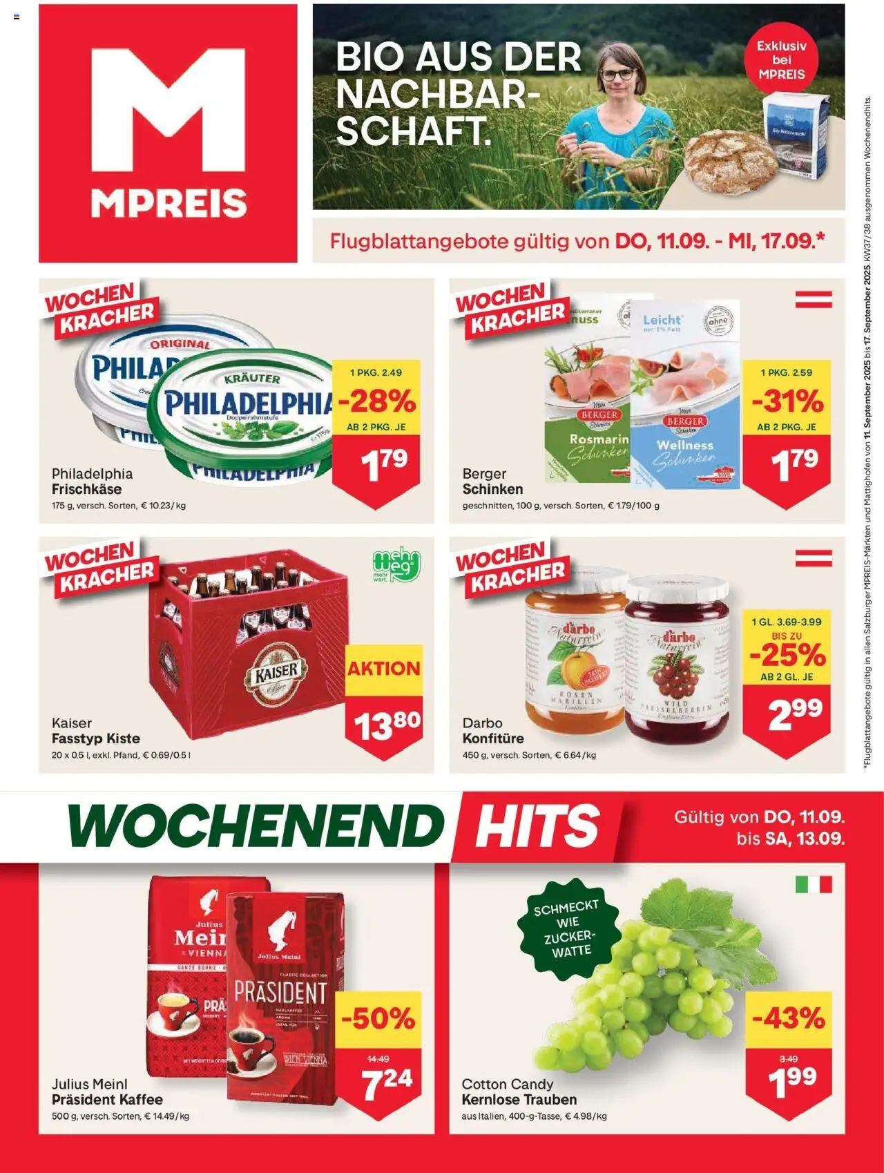  MPREIS Saalbach ab (11.09.2025 - 17.09.2025) - Seite 1