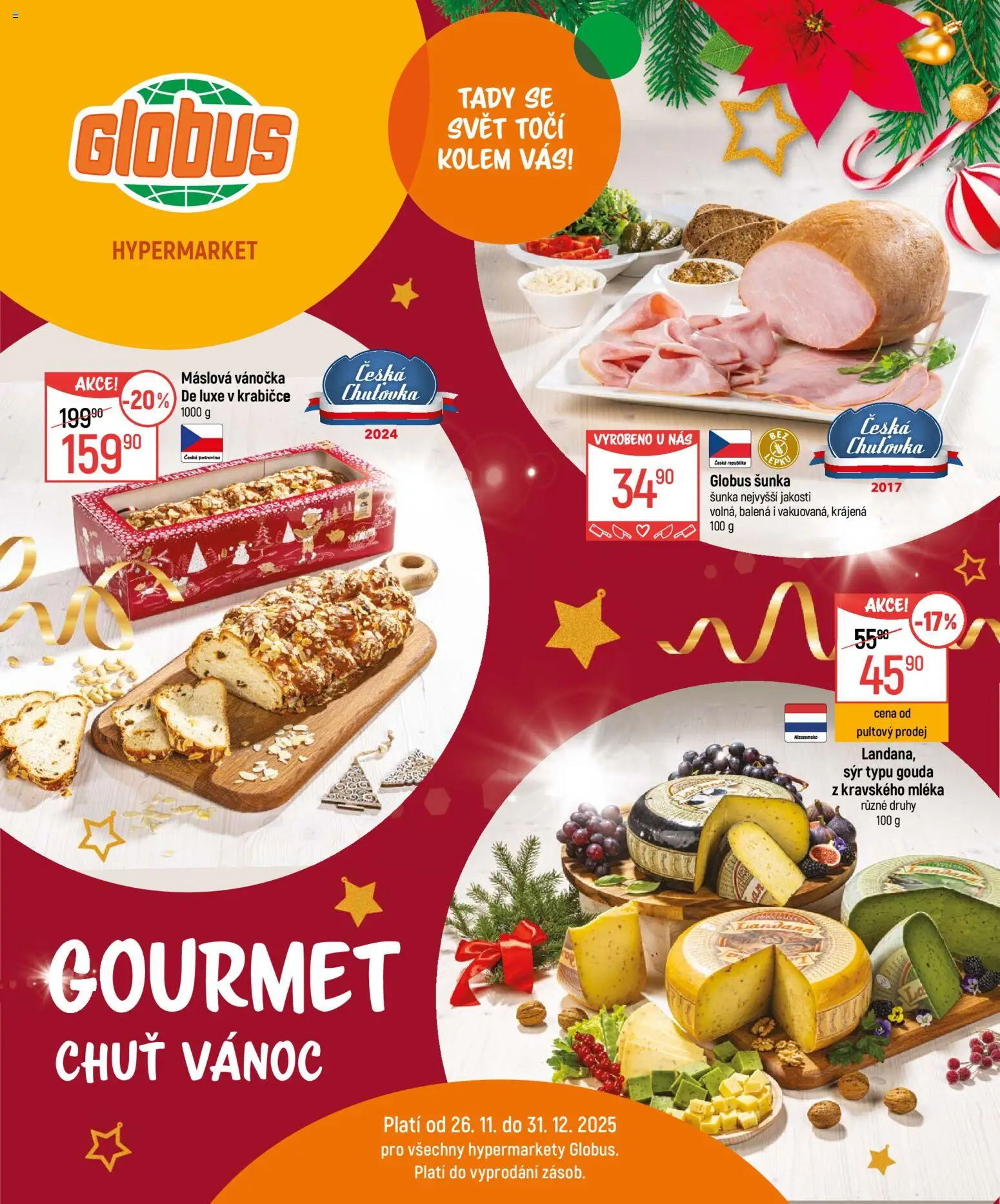 Náhled nabídky: Globus Leták - Gourmet platný od 26.11.2025