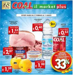Anteprima dell'opuscolo Volantino Il Market Plus dal negozio Coal valido da 27/02/2026