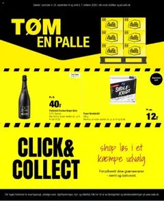 Eksempel på tilbudsavis Tøm en palle fra butik Calle gyldig fra 24/09/2025